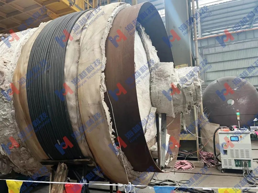 筒體Φ2750mm壁厚110mm   SA-336F91材質(zhì)環(huán)縫熱處理